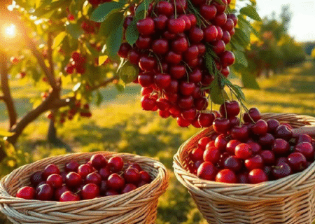 تولید بیش از ۷ هزار تن گیلاس؛ آذربایجان‌شرقی در جایگاه پنجم کشور