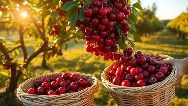 تولید بیش از ۷ هزار تن گیلاس؛ آذربایجان‌شرقی در جایگاه پنجم کشور