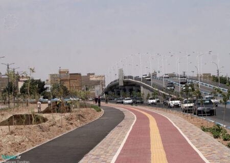 تحول چشمگیر فضای بصری اراضی میدان تیربا کاشت پارک ۳ هکتاری