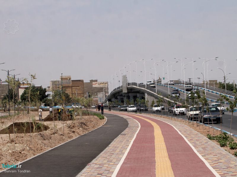 تحول چشمگیر فضای بصری اراضی میدان تیربا کاشت پارک ۳ هکتاری