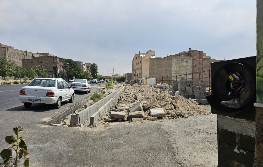 نبوغ مهندسان شهرداری منطقه ۲ تبریز در تعریض خیابان عطارنیشابوری
