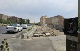 نبوغ مهندسان شهرداری منطقه ۲ تبریز در تعریض خیابان عطارنیشابوری
