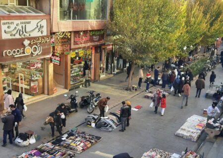 دست‌فروشی گسترده در تبریز؛ نشانه‌ای از ضعف اقتصاد رسمی
