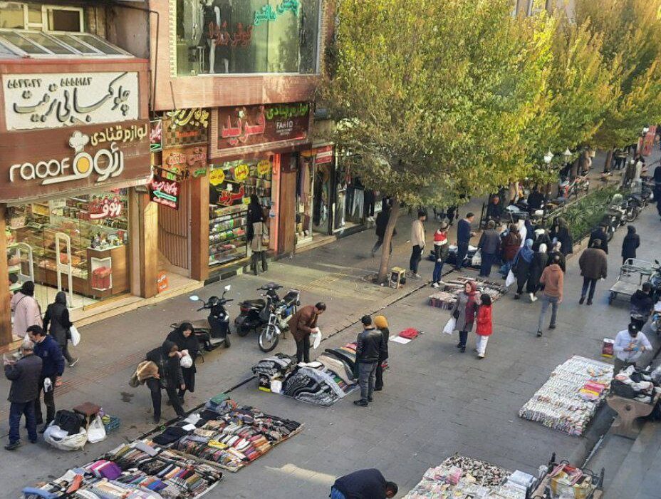 دست‌فروشی گسترده در تبریز؛ نشانه‌ای از ضعف اقتصاد رسمی