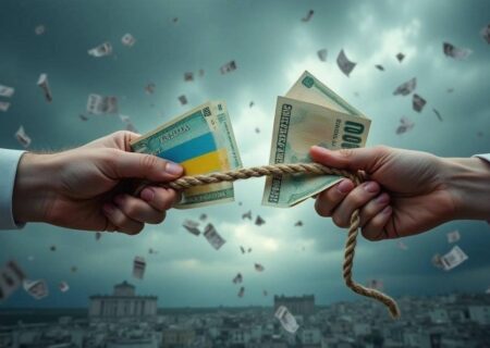 صندوق بین‌المللی پول خواستار کاهش ارزش پول ملی اوکراین شده است