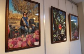 نمایشگاه عکس و نقاشی سیب مراغه گشایش یافت