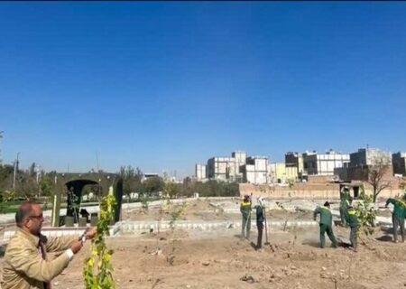 رویش سبزینگی در مسیر توسعه/ “باغ امیر” جان گرفت