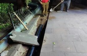 حذف آبیاری سنتی و توسعه شبکه آب خام در ۱۲ خیابان مرکزی شهر