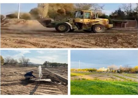 آغاز فصل تازه‌ای از زیبایی و توسعه در غرب پارک ائل گولی تبریز