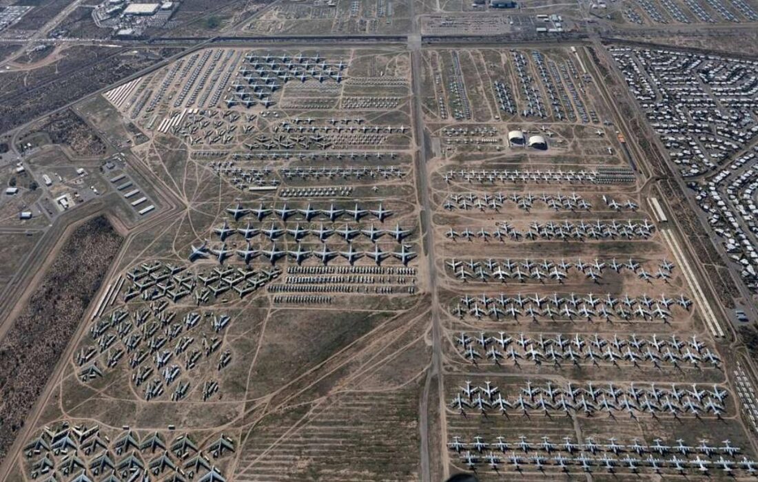 توسان بزرگ‌ترین گورستان هواپیما در جهان