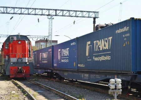 در چارچوب کریدور شمال–جنوب، قطارهای باری از روسیه به ایران رسیدند