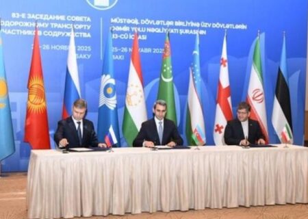 آذربایجان، ایران و روسیه یادداشت تفاهم همکاری ریلی سه‌جانبه امضا کردند