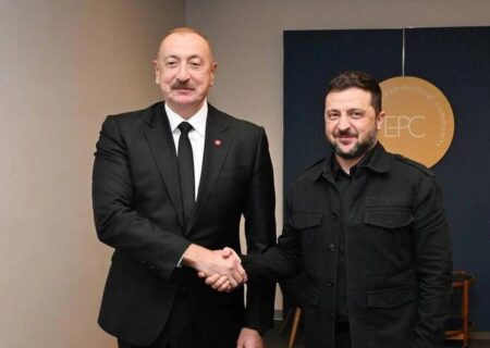 در پی اصابت موشک روسی به سفارت آذربایجان در کی یف زلنسکی با الهام علیئو تماس گرفت