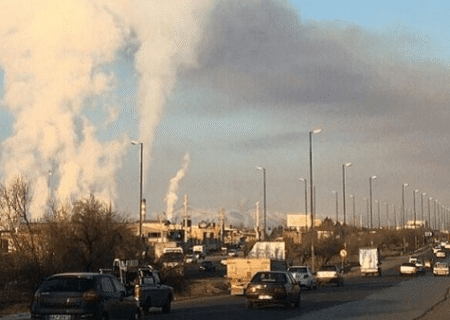 تبریز در محاصره ذرات آلوده