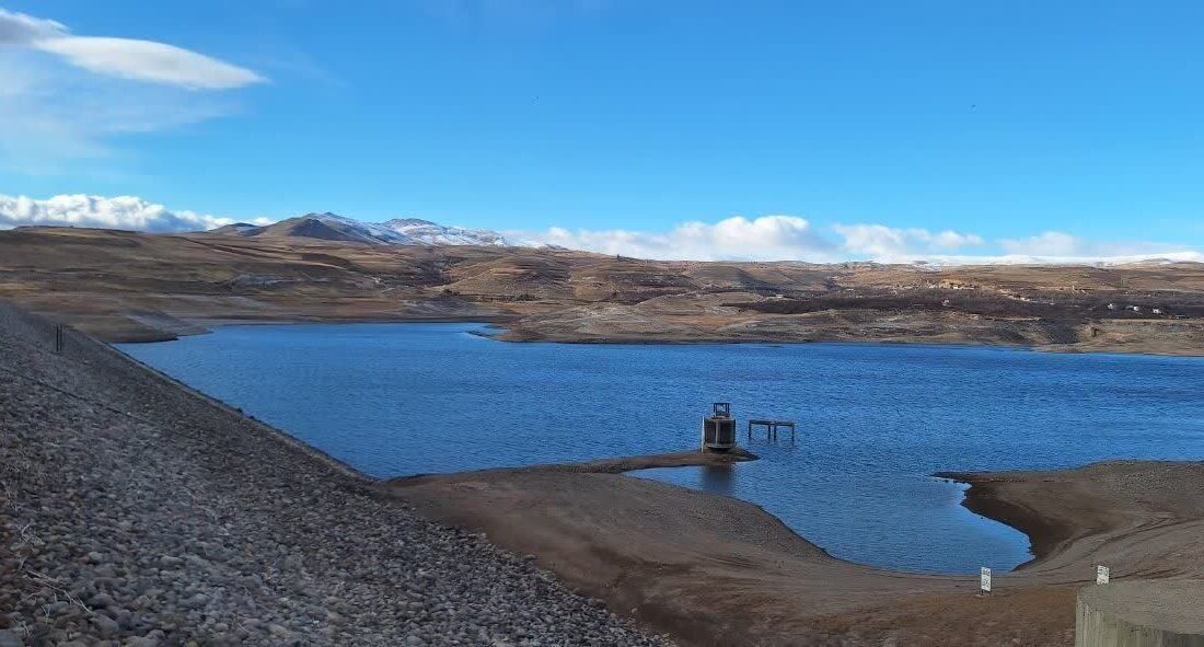 شرایط مناسب سد علویان مراغه پس از بارش های جدید