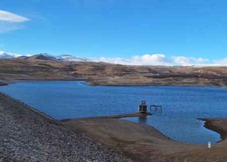 شرایط مناسب سد علویان مراغه پس از بارش های جدید