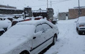 نخستین برف زمستانی جنوب آذربایجان‌شرقی/ کاهش دما تا ۱۰ درجه زیر صفر