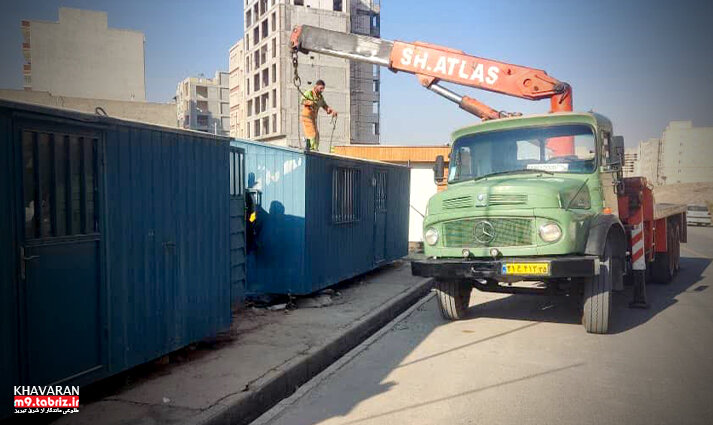 رفع موانع فیزیکی و جمعآوری کانکسهای غیرمجاز در منطقه ۹ آغاز شد