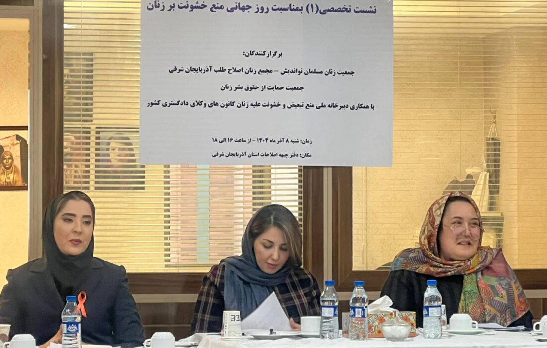 نشست تخصصی روز جهانی مبارزه با خشونت بر زنان در تبریزبرگزار شد/ از بررسی خشونت‌های پنهان بر زنان تا ضرورت مطالبه‌گری
