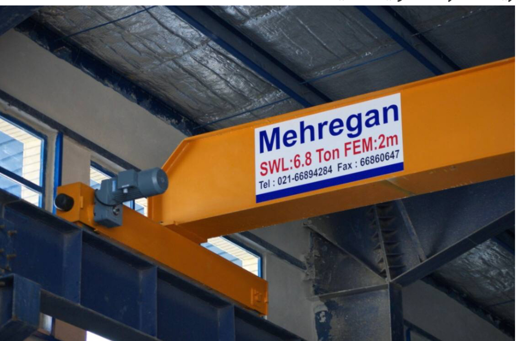 جرثقیل سقفی چیست + انواع و مزایا و کاربرد