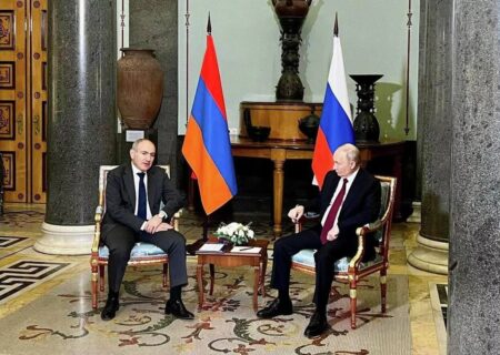 در دیدار پاشینیان با پوتین، مسیر تریپ مورد بررسی قرار گرفت