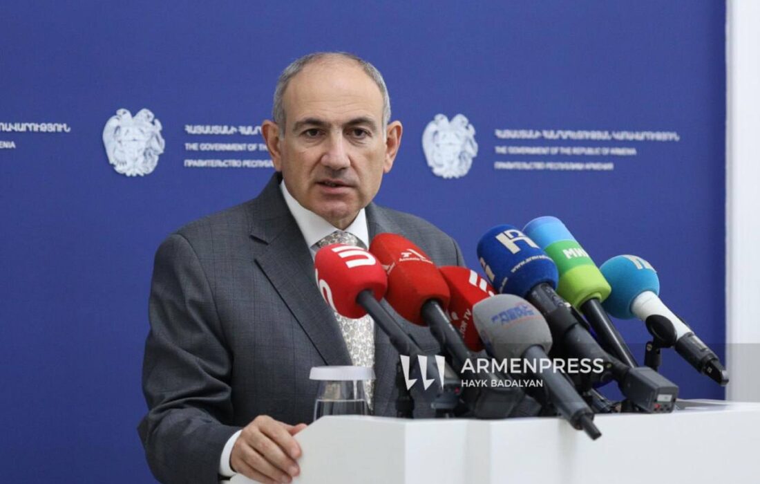 پاشینیان: ارمنستان منتظر پروژه های سرمایه گذاری اتحادیه اروپا در مسیر تریپ است