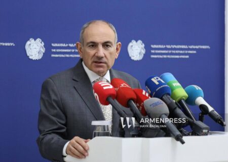 پاشینیان: ارمنستان منتظر پروژه های سرمایه گذاری اتحادیه اروپا در مسیر تریپ است