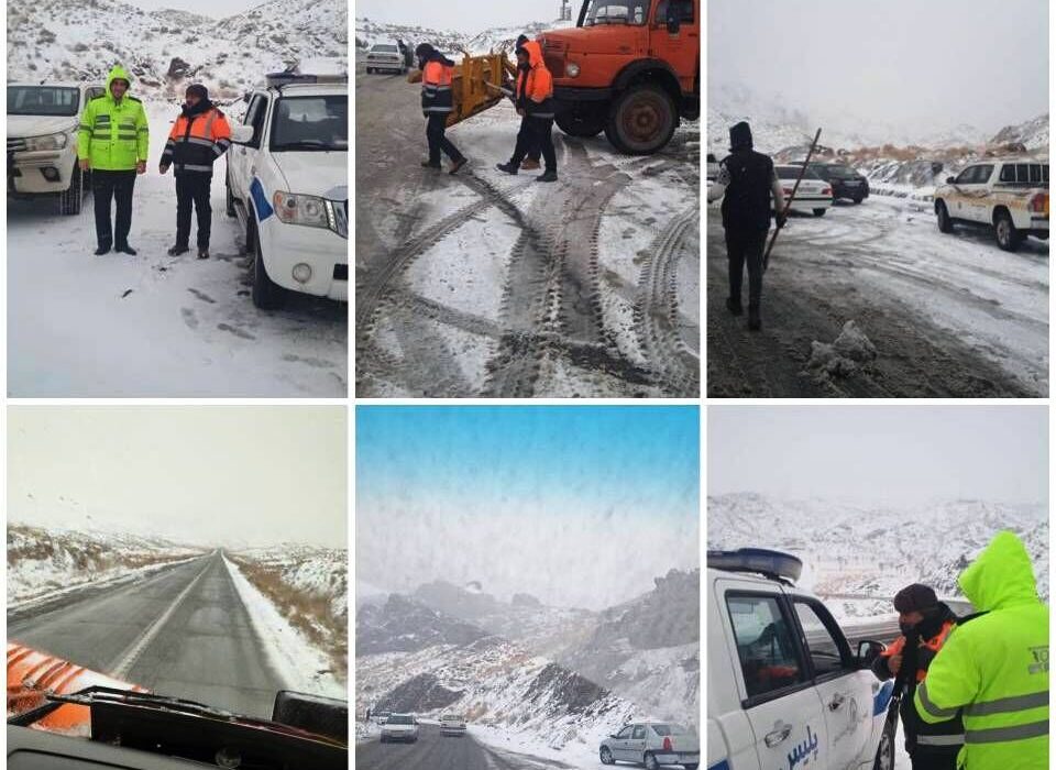 جادههای آذربایجانشرقی لغزنده است/ محورهای شمالی اهر مسدود