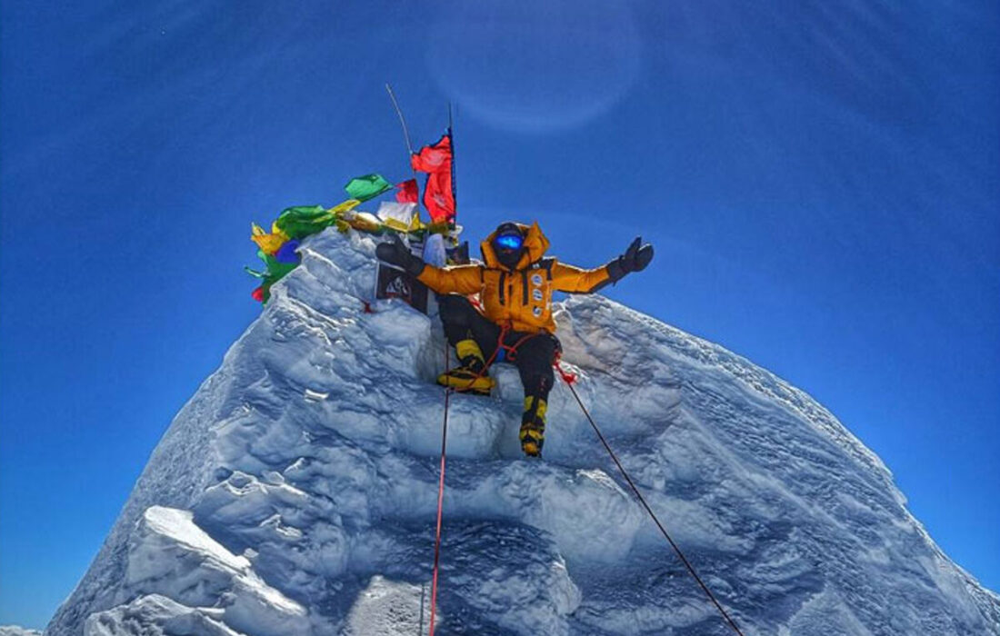 هیمالیانورد تبریزی با رکورد جهانی در ماکالو جاودانه شد